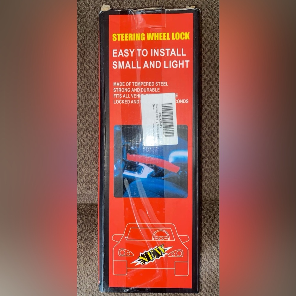 NIB Steering Wheel Lock